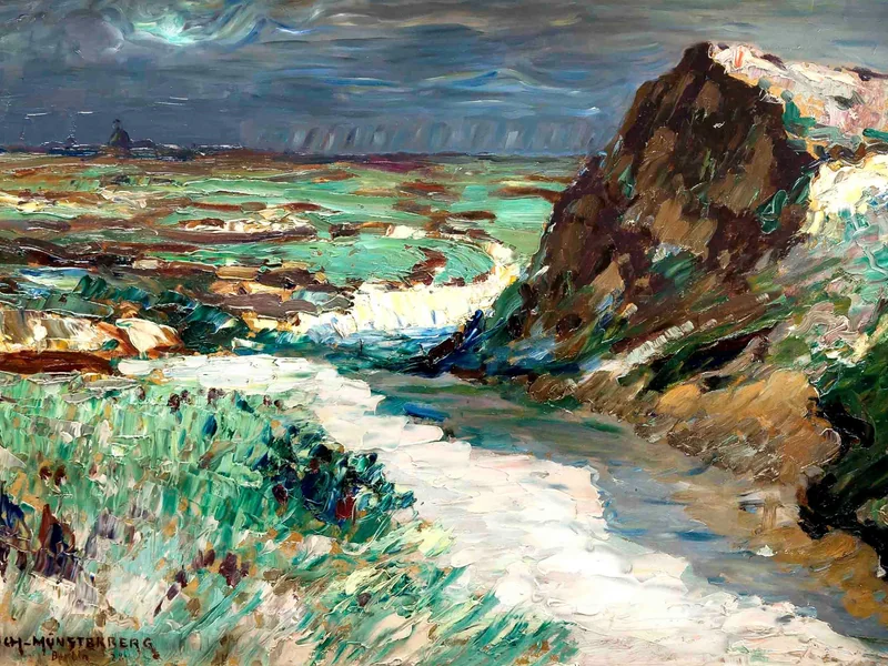 1866-Eugen Reich - Münsterberg - Temporale in arrivo